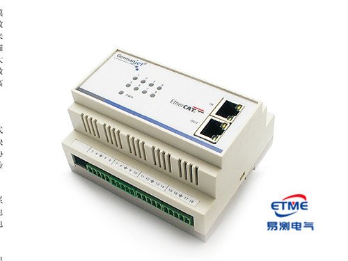 EtherCAT 位移传感器从站:ESI导对、IN/OUT别接反